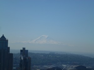 Seattle Skyline with Mt. Ranier in the distance