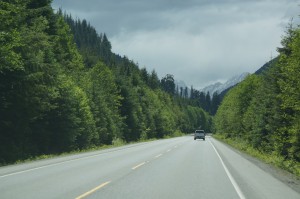 On the road to Port Hardy