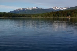 A beautiful morning on Boya Lake